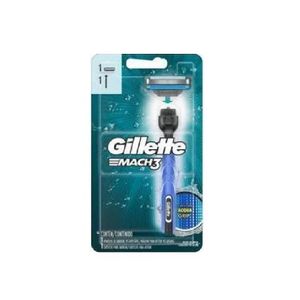 Aparelho De Barbear Gillette Mach3 Acqua-Grip Regular