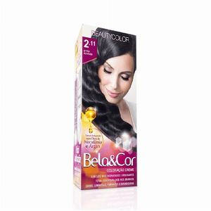 Coloração Bela e Cor Kit Preto Azulado 2.11
