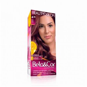 Coloração Bela e Cor Kit Vermelho Profundo 4.66