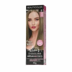Coloração Individual BeautyColor 8.1 Louro Claro Acinzentado