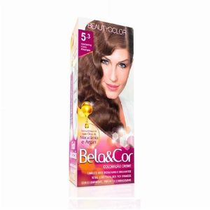 Coloração Bela e Cor Kit Castanho Claro Dourado 5.3
