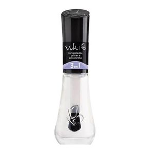Esmalte Vult Base Fortalecedora Extra Brilho 3 em 1