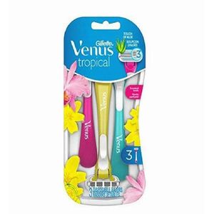 Aparelho De Depilar Gillette Venus Tropical 3 Unidades