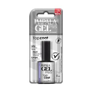 Esmalte Impala Gel Plus Top Coat Clear 8ml