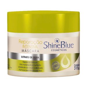Máscara Shine Blue Reparação Intensiva Extrato de Oliva 315g