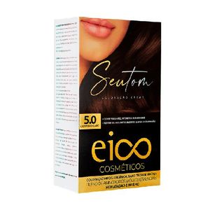Kit Coloração Eico Seu Tom 5.0 Castanho Claro