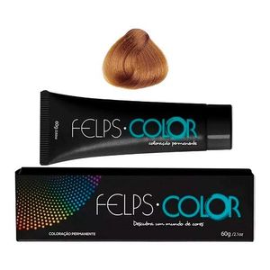 Coloração Permanente Felps Color 8.44 Louro Cobre Intenso 60g