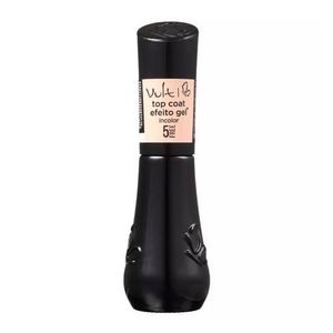 Esmalte Vult 5 Free Top Coat Efeito Gel