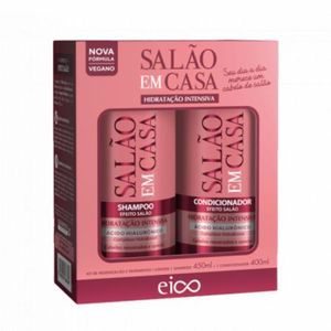 Kit Eico Salão em Casa Hidratação Intensiva Shampoo 450ml + Condicionador 450ml