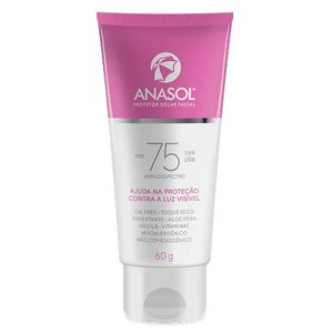 Protetor Solar Facial Anasol Amplo Espectro FPS75 60g