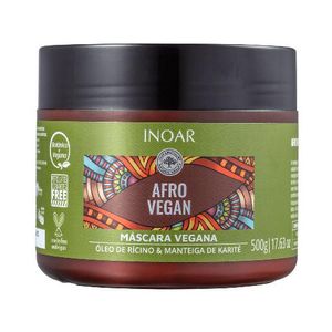 Máscara Capilar Inoar Afro Vegan 500g