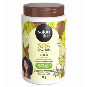 Creme para Pentear Salon Line S.O.S Cachos Coco 1Kg