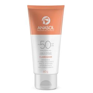 Protetor Solar Facial FPS 50 Clareador Anasol Facial 60g