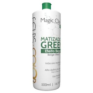 Máscara Matizadora Felps Color Magic Clay 4K Green Efeito Bege 500ml