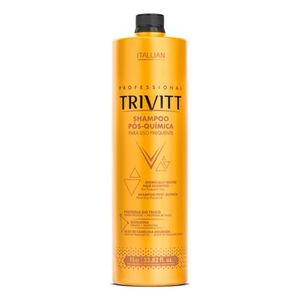 Shampoo Pós Química Itallian Hairtech Trivitt Para Uso Frequente 1 Litro