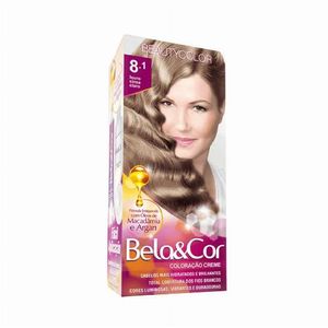 Coloração Bela e Cor Kit Louro Cinza Claro 8.1