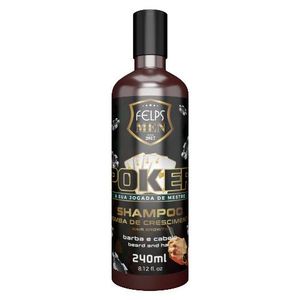 Shampoo Felps Men Poker Barba e Cabelo 240ml