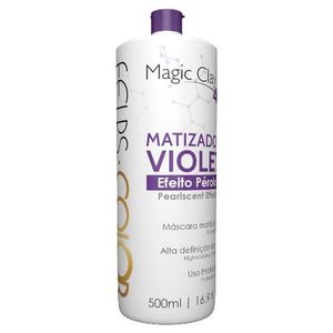 Máscara Matizadora Felps Color Magic Clay 4K Violet Efeito Pérola 500ml