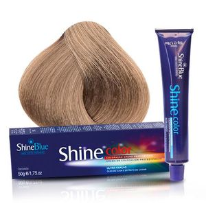 Coloração Creme Shine Blue 12.1 Louro Ultra Claro Acinzentado 50g