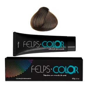 Coloração Permanente Felps Color 6.1 Louro Escuro Cinza 60g