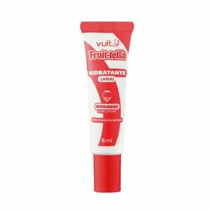 Hidratante Labial Vermelho Morango com Creme Vult