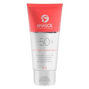 Protetor Solar Facial Anasol Oil FREE FPS50 60g