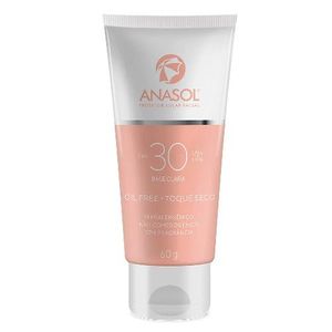 Protetor Solar Facial Com Cor Anasol Base Clara FPS30 60g