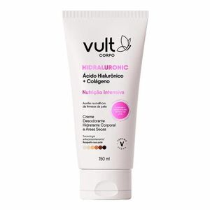 Creme Desodorante Hidratante Corporal Áreas Secas Vult Corpo Hidraluronic Nutrição Intensiva 150m
