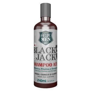 Shampoo Felps Men Black Jack Ice Barba Cabelo e Corpo 240ml