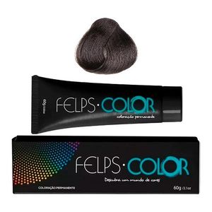 Coloração Permanente Felps Color 3.0 Castanho Escuro 60g