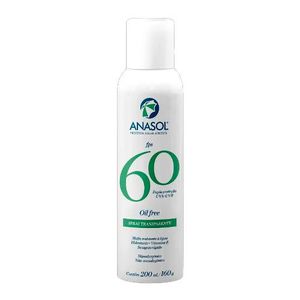 Protetor Solar Anasol Aerosol Transparente FPS60 200ml