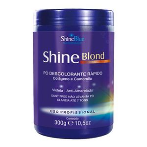 Pó Descolorante Rápido Shine Blue Blond Violeta 300g