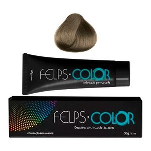 Coloração Permanente Felps Color 6.0 Louro Escuro 60g