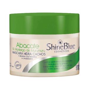 Máscara Hidra Cachos Shine Blue Abacate e Manteiga de Murumuru 315g