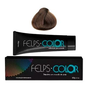 Coloração Permanente Felps Color 5.7 Castanho Claro Marrom 60g