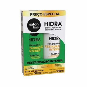 Kit Salon Line Hidra Babosa Shampoo + Condicionador 300ml