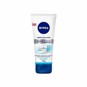 Creme para Mãos Nívea Cuidado & Proteção 3 em 1 Ação Antibacteriana 75g