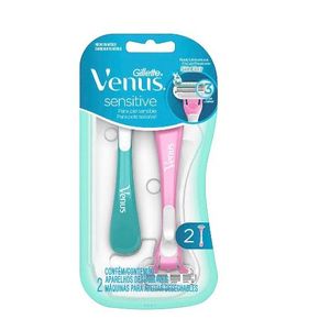 Aparelho De Depilar Gillette Vênus Sensitive 2 Unidades