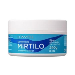 Máscara Capilar Lowell Extrato de Mirtilo Alto Impacto 240g