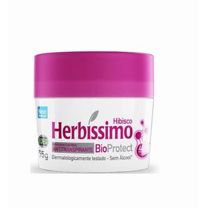 Desodorante Creme Herbíssimo Bioprotect Hibisco 55g