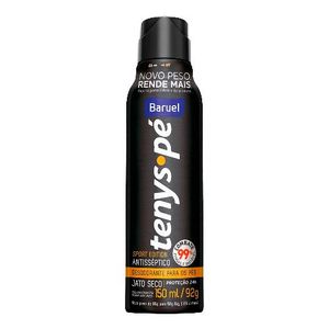 Desodorante para Pés Tenys Pé Baruel Aerossol Jato Seco Sport Edition 92g