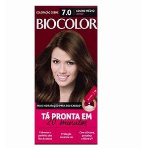 Coloração Biocolor Mini Kit  Louro Médio 7.0