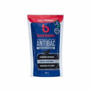 Sabonete Líquido Bozzano Antibac Carvão Ativado Refil 200ml