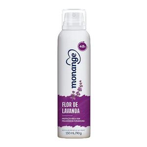 Desodorante Antitranspirante Monange Aerossol Flor de Lavanda 90g