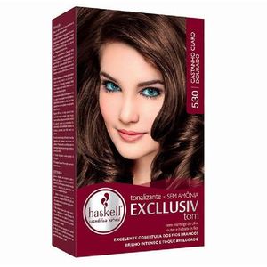 Tonalizante Haskell Excllusiv 530 Castanho Claro Dourado
