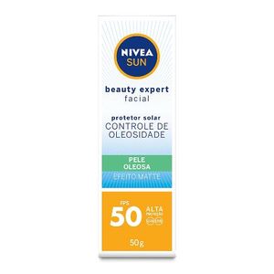 Protetor Solar Facial Nivea Sun Beauty Expert Pele Mista Á Oleosa FPS50 50g