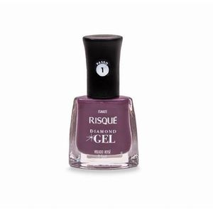 Esmalte Risqué Diamond Gel Veludo Rose
