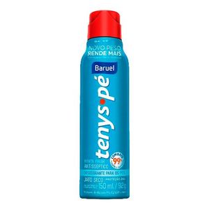 Desodorante para Pés Tenys Pé Baruel Aerossol Jato Seco Menta Fresh 92g