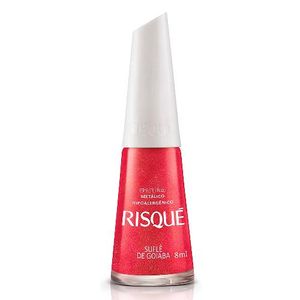 Esmalte Metálico Risqué Rosas Suflê de Goiaba 8m
