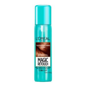 Spray Retoque da Cor L'oréal Magic Retouch Castanho Claro 75ml